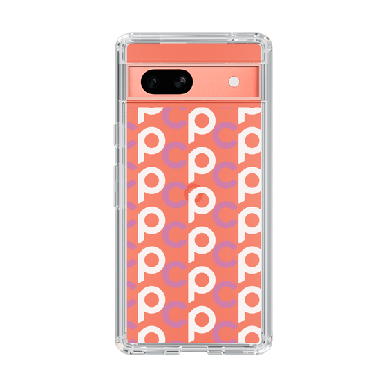 Slim Protection Case［ Original - CASEPLAY Initial All-over Pattern - Pink ］