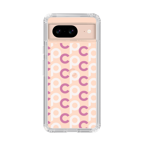Slim Protection Case［ Original - CASEPLAY Initial All-over Pattern - Pink ］