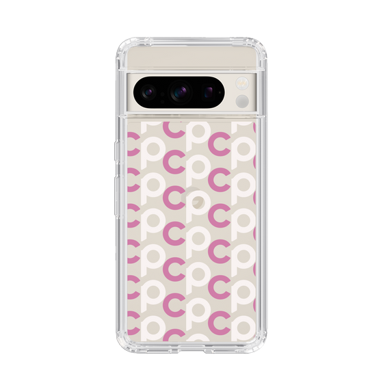 Slim Protection Case［ Original - CASEPLAY Initial All-over Pattern - Pink ］