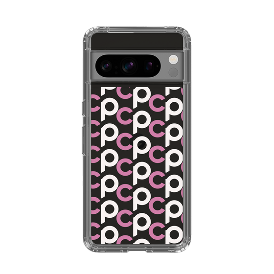 Slim Protection Case［ Original - CASEPLAY Initial All-over Pattern - Pink ］