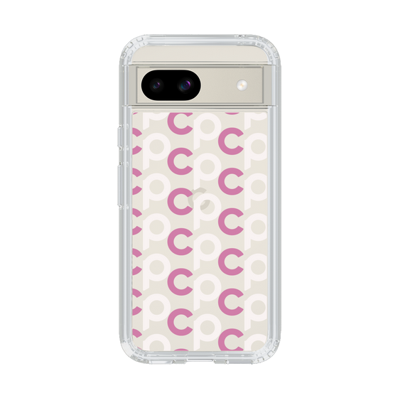 Slim Protection Case［ Original - CASEPLAY Initial All-over Pattern - Pink ］