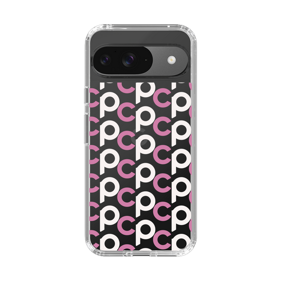 Slim Protection Case［ Original - CASEPLAY Initial All-over Pattern - Pink ］