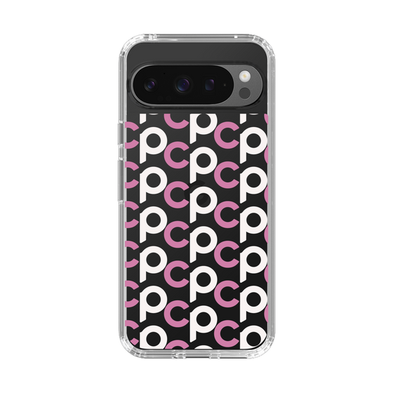 Slim Protection Case［ Original - CASEPLAY Initial All-over Pattern - Pink ］