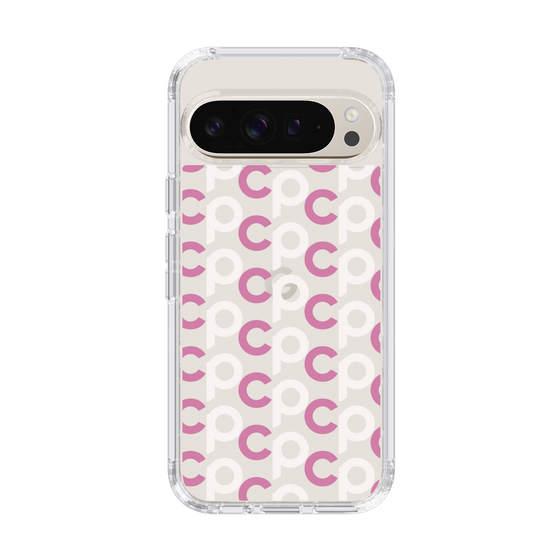 Slim Protection Case［ Original - CASEPLAY Initial All-over Pattern - Pink ］