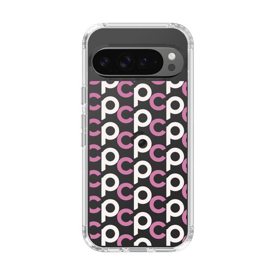 Slim Protection Case［ Original - CASEPLAY Initial All-over Pattern - Pink ］