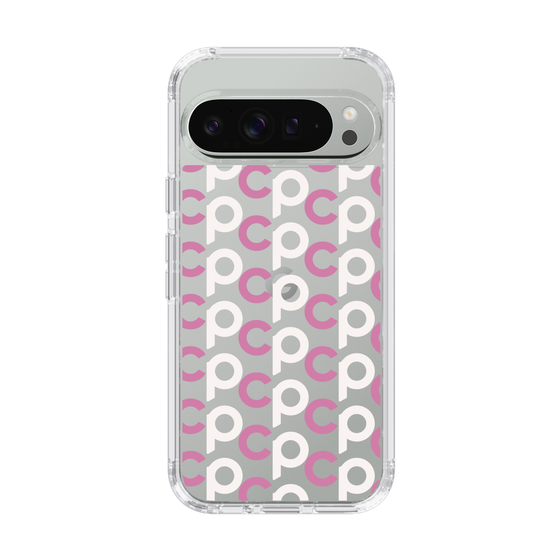 Slim Protection Case［ Original - CASEPLAY Initial All-over Pattern - Pink ］