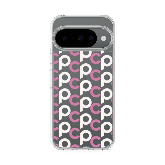 Slim Protection Case［ Original - CASEPLAY Initial All-over Pattern - Pink ］