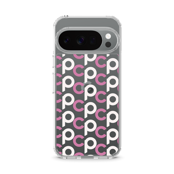 Slim Protection Case［ Original - CASEPLAY Initial All-over Pattern - Pink ］