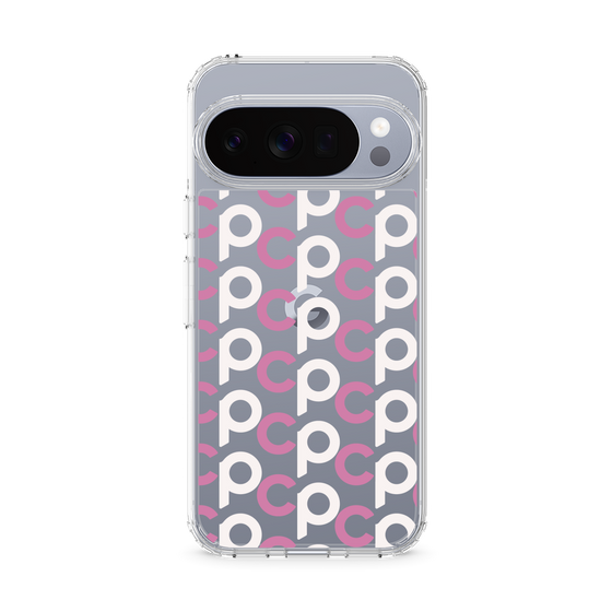 Slim Protection Case［ Original - CASEPLAY Initial All-over Pattern - Pink ］