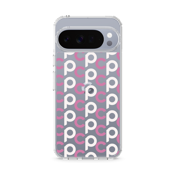 Slim Protection Case［ Original - CASEPLAY Initial All-over Pattern - Pink ］