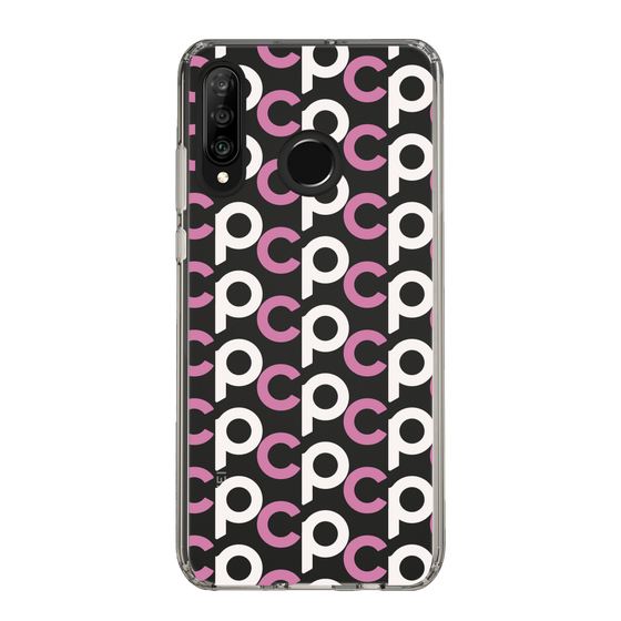 Slim Protection Case［ Original - CASEPLAY Initial All-over Pattern - Pink ］