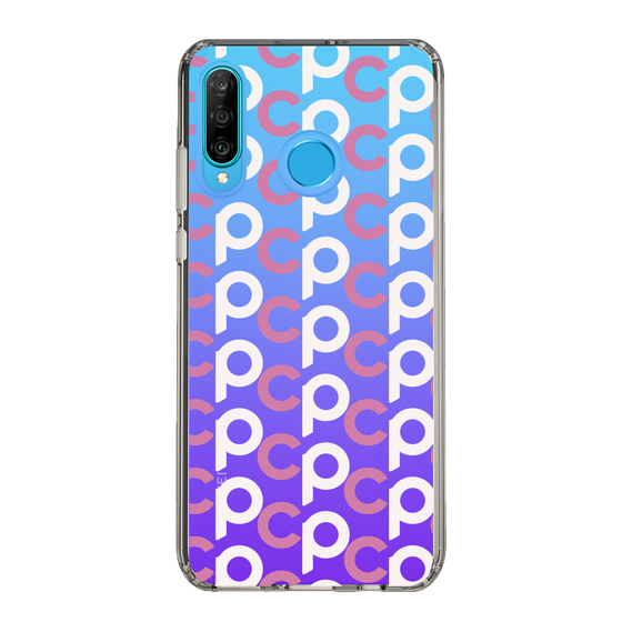 Slim Protection Case［ Original - CASEPLAY Initial All-over Pattern - Pink ］