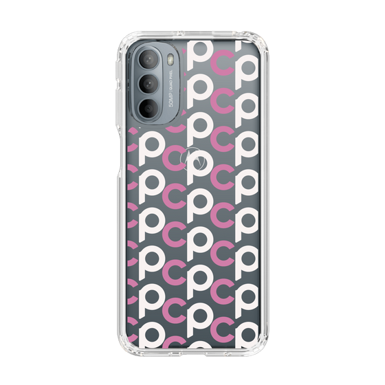 Slim Protection Case［ Original - CASEPLAY Initial All-over Pattern - Pink ］