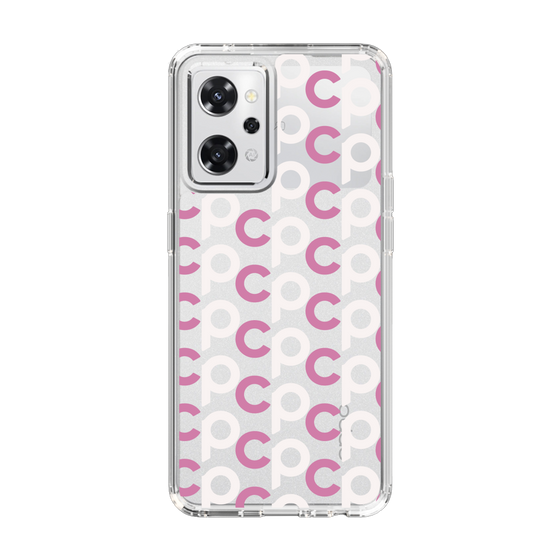 Slim Protection Case［ オリジナル - CASEPLAYイニシャル総柄 - ピンク ］