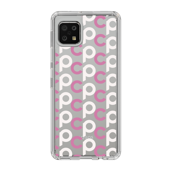Slim Protection Case［ Original - CASEPLAY Initial All-over Pattern - Pink ］