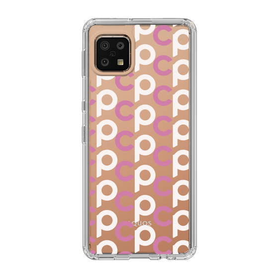 Slim Protection Case［ Original - CASEPLAY Initial All-over Pattern - Pink ］