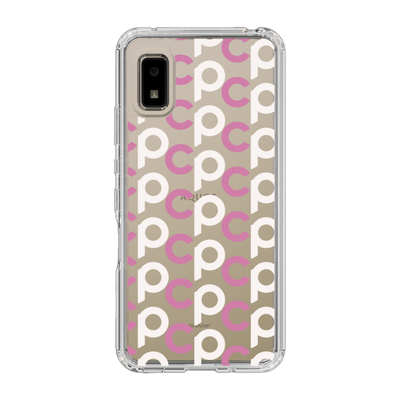 Slim Protection Case［ Original - CASEPLAY Initial All-over Pattern - Pink ］