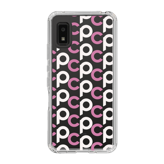 Slim Protection Case［ Original - CASEPLAY Initial All-over Pattern - Pink ］