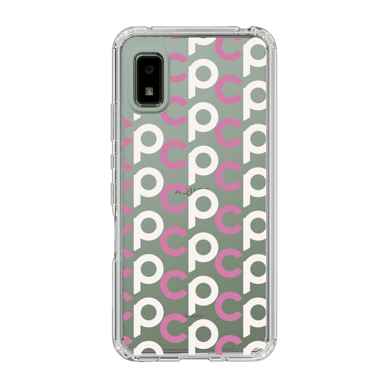 Slim Protection Case［ Original - CASEPLAY Initial All-over Pattern - Pink ］