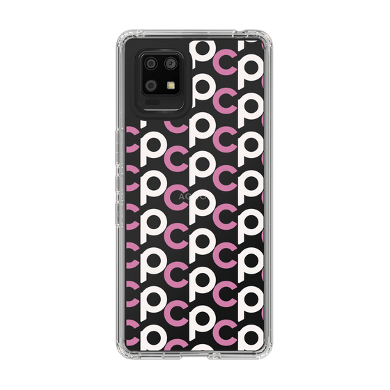 Slim Protection Case［ Original - CASEPLAY Initial All-over Pattern - Pink ］