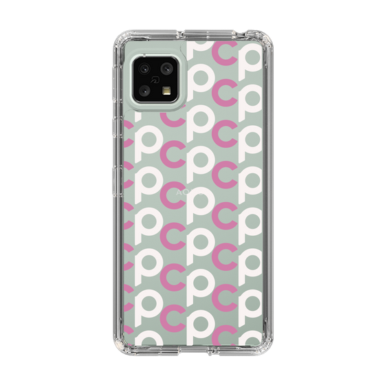 Slim Protection Case［ Original - CASEPLAY Initial All-over Pattern - Pink ］