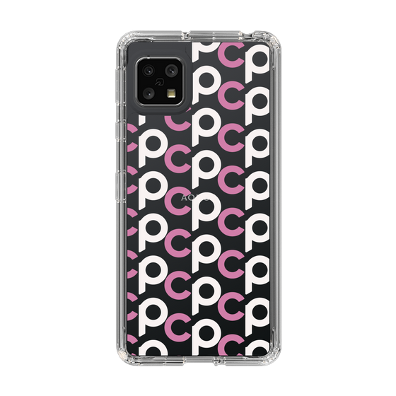 Slim Protection Case［ Original - CASEPLAY Initial All-over Pattern - Pink ］