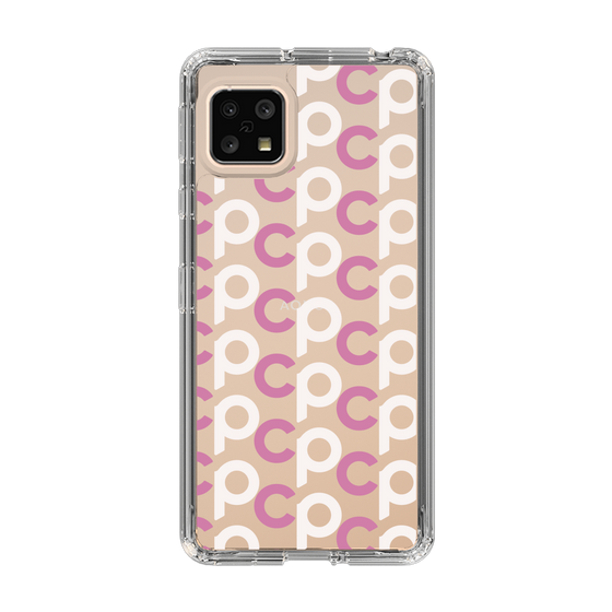 Slim Protection Case［ Original - CASEPLAY Initial All-over Pattern - Pink ］