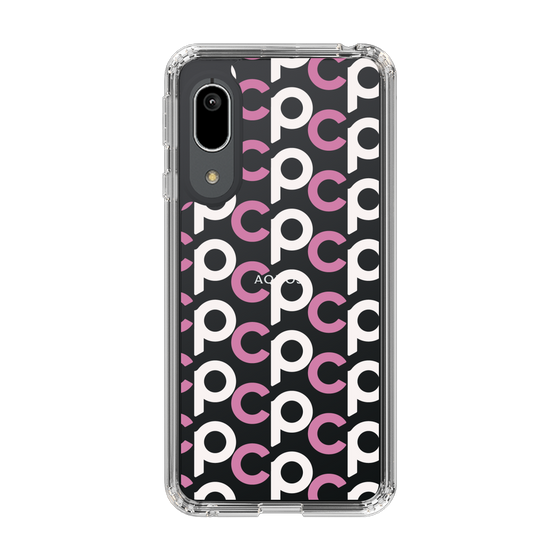Slim Protection Case［ Original - CASEPLAY Initial All-over Pattern - Pink ］