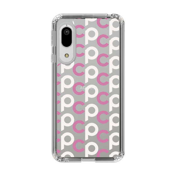 Slim Protection Case［ Original - CASEPLAY Initial All-over Pattern - Pink ］