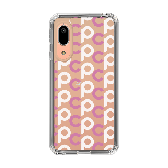 Slim Protection Case［ Original - CASEPLAY Initial All-over Pattern - Pink ］