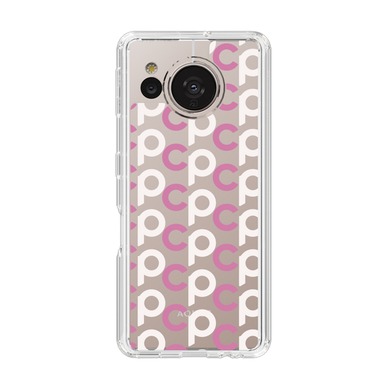 Slim Protection Case［ Original - CASEPLAY Initial All-over Pattern - Pink ］