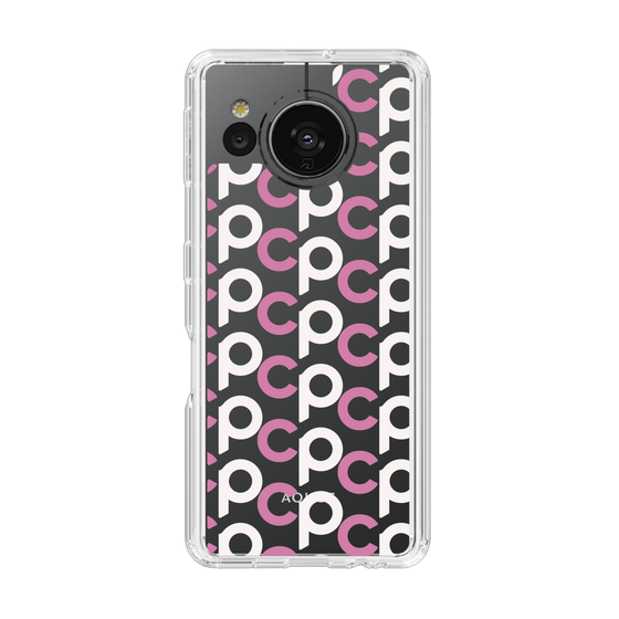 Slim Protection Case［ Original - CASEPLAY Initial All-over Pattern - Pink ］