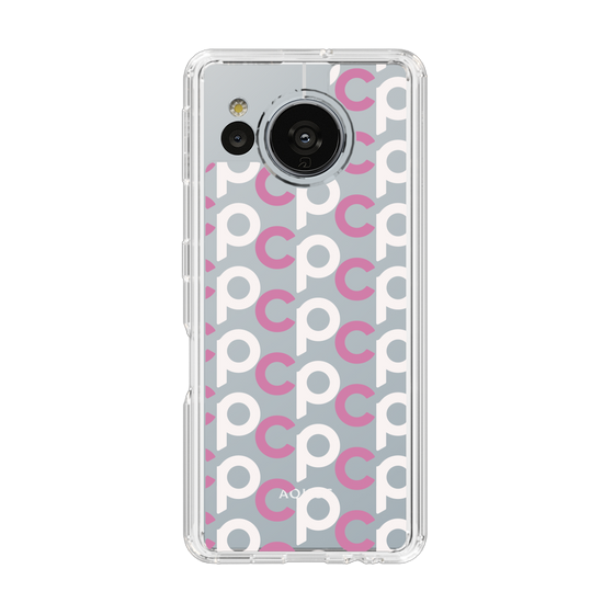 Slim Protection Case［ Original - CASEPLAY Initial All-over Pattern - Pink ］