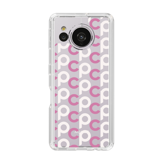 Slim Protection Case［ Original - CASEPLAY Initial All-over Pattern - Pink ］