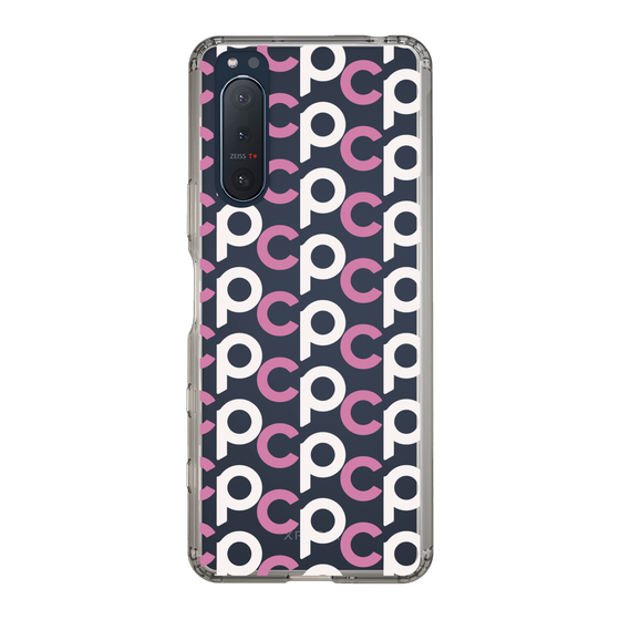 Slim Protection Case［ Original - CASEPLAY Initial All-over Pattern - Pink ］