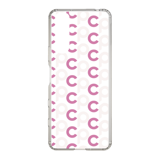 Slim Protection Case［ Original - CASEPLAY Initial All-over Pattern - Pink ］