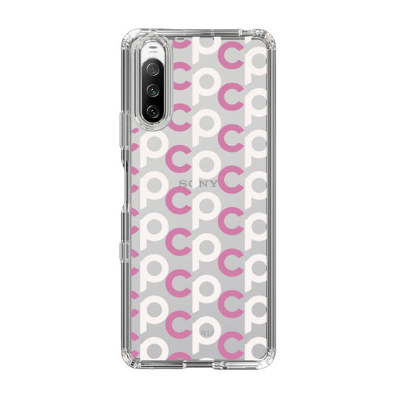 Slim Protection Case［ Original - CASEPLAY Initial All-over Pattern - Pink ］