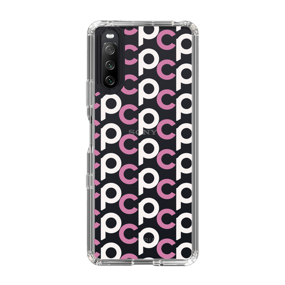 Slim Protection Case［ Original - CASEPLAY Initial All-over Pattern - Pink ］