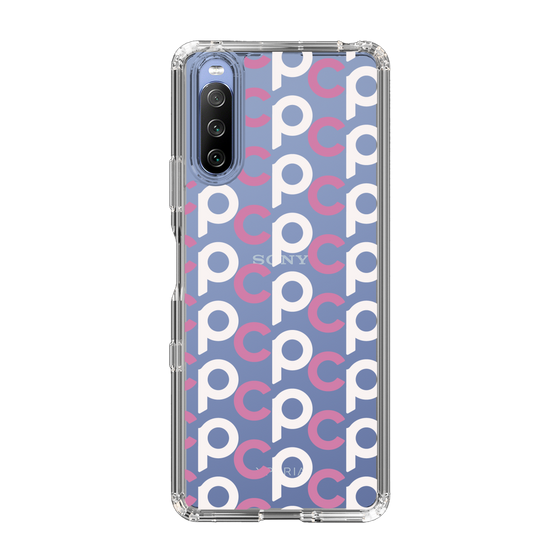 Slim Protection Case［ Original - CASEPLAY Initial All-over Pattern - Pink ］