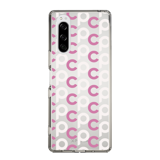 Slim Protection Case［ Original - CASEPLAY Initial All-over Pattern - Pink ］