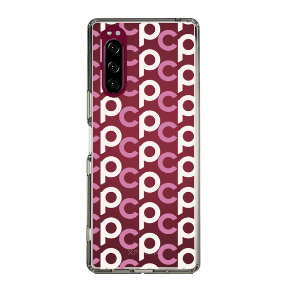 Slim Protection Case［ Original - CASEPLAY Initial All-over Pattern - Pink ］