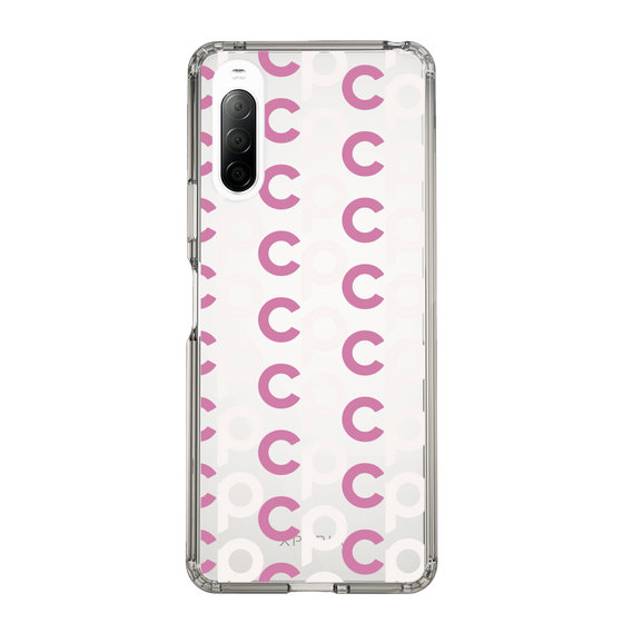 Slim Protection Case［ Original - CASEPLAY Initial All-over Pattern - Pink ］