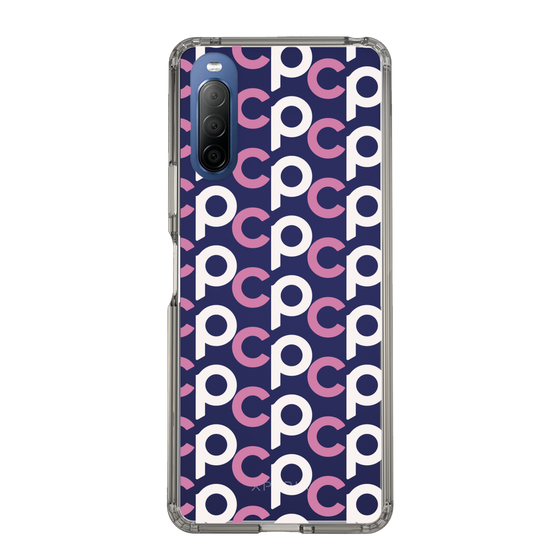 Slim Protection Case［ Original - CASEPLAY Initial All-over Pattern - Pink ］