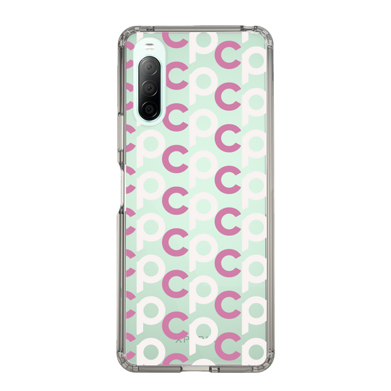 Slim Protection Case［ Original - CASEPLAY Initial All-over Pattern - Pink ］