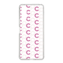 Slim Protection Case［ Original - CASEPLAY Initial All-over Pattern - Pink ］