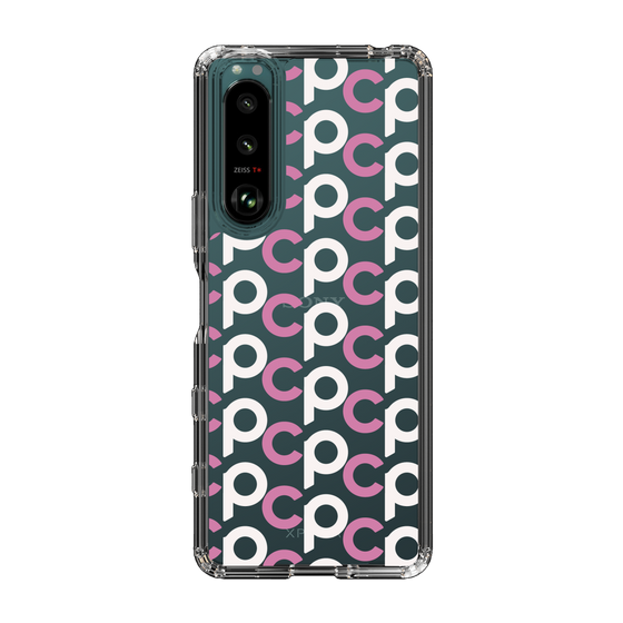 Slim Protection Case［ Original - CASEPLAY Initial All-over Pattern - Pink ］