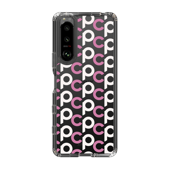 Slim Protection Case［ Original - CASEPLAY Initial All-over Pattern - Pink ］
