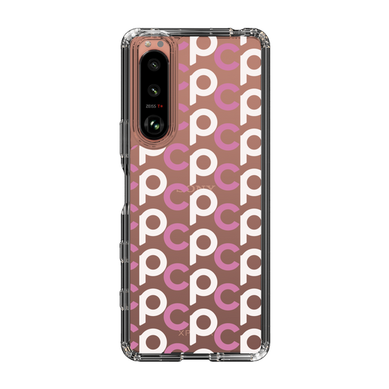 Slim Protection Case［ Original - CASEPLAY Initial All-over Pattern - Pink ］