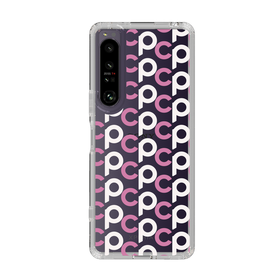 Slim Protection Case［ Original - CASEPLAY Initial All-over Pattern - Pink ］