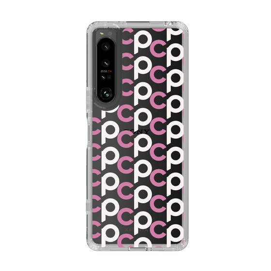 Slim Protection Case［ Original - CASEPLAY Initial All-over Pattern - Pink ］